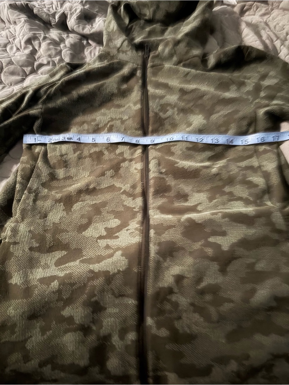 lululemon athletica Olive Camo Full-Zip Hoodie